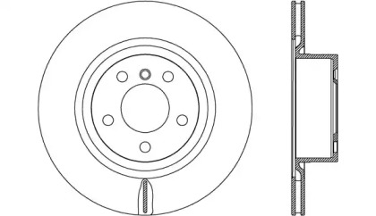 Тормозной диск (OPEN PARTS: BDR2630.20)