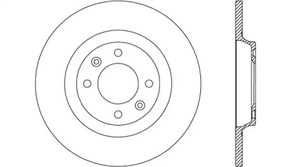 Тормозной диск (OPEN PARTS: BDR2632.10)