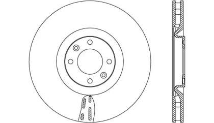 Тормозной диск (OPEN PARTS: BDR2633.20)