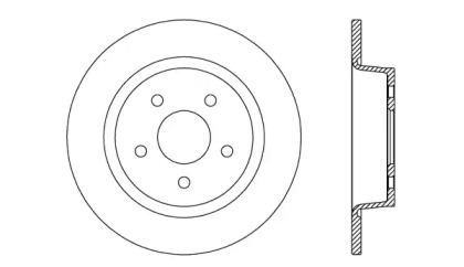 Тормозной диск (OPEN PARTS: BDR2635.10)