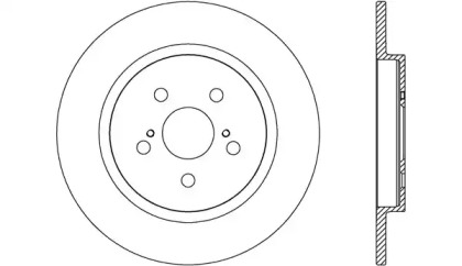 Тормозной диск (OPEN PARTS: BDR2641.10)