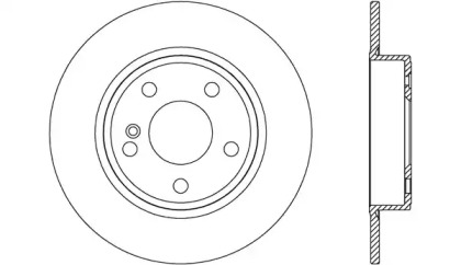 Тормозной диск (OPEN PARTS: BDR2642.10)