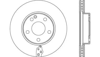 Тормозной диск (OPEN PARTS: BDR2643.20)