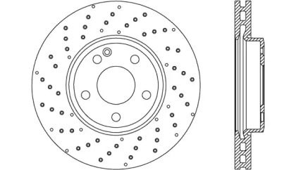 Тормозной диск (OPEN PARTS: BDR2645.20)