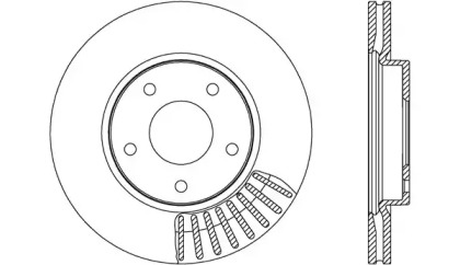 Тормозной диск (OPEN PARTS: BDR2646.20)