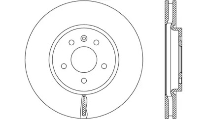 Тормозной диск (OPEN PARTS: BDR2668.20)