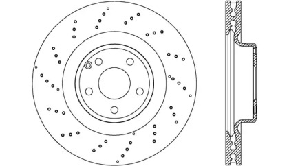 Тормозной диск (OPEN PARTS: BDR2682.20)