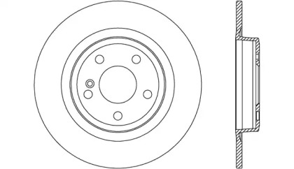 Тормозной диск (OPEN PARTS: BDR2683.10)