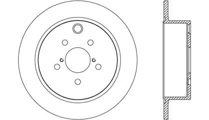 Тормозной диск (OPEN PARTS: BDR2689.10)