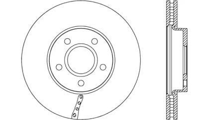 Тормозной диск (OPEN PARTS: BDR2691.20)