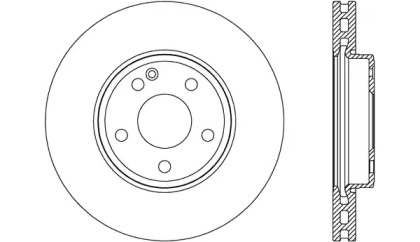 Тормозной диск (OPEN PARTS: BDR2701.20)