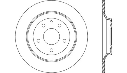 Тормозной диск (OPEN PARTS: BDR2705.10)