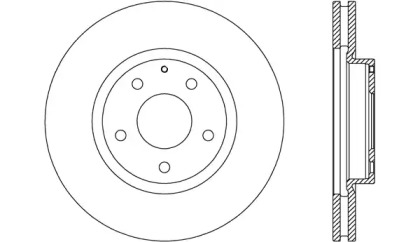 Тормозной диск (OPEN PARTS: BDR2706.20)