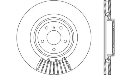 Тормозной диск (OPEN PARTS: BDR2709.20)