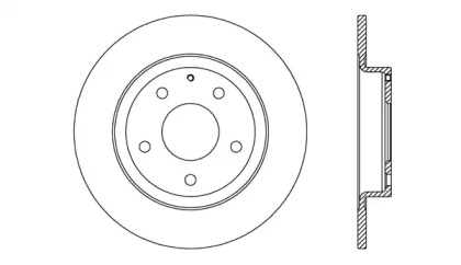 Тормозной диск (OPEN PARTS: BDR2714.10)