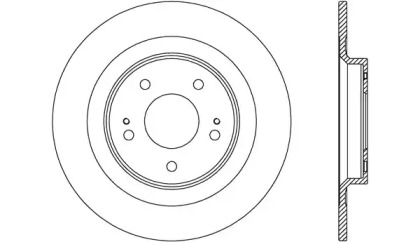 Тормозной диск (OPEN PARTS: BDR2715.10)