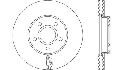 Тормозной диск (OPEN PARTS: BDR2739.20)