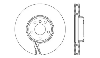 Тормозной диск (OPEN PARTS: BDR2744.20)