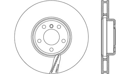 Тормозной диск (OPEN PARTS: BDR2745.20)