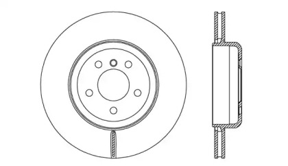 Тормозной диск (OPEN PARTS: BDR2746.20)