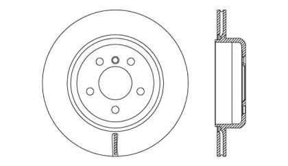 Тормозной диск (OPEN PARTS: BDR2747.20)