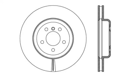 Тормозной диск (OPEN PARTS: BDR2748.20)