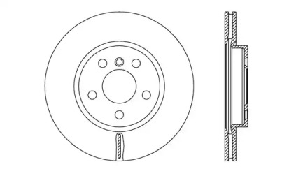 Тормозной диск (OPEN PARTS: BDR2751.20)