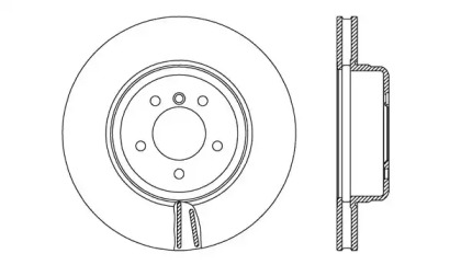 Тормозной диск (OPEN PARTS: BDR2753.20)