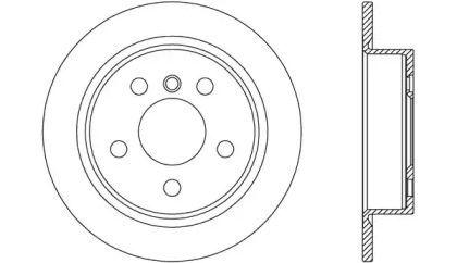 Тормозной диск (OPEN PARTS: BDR2760.10)