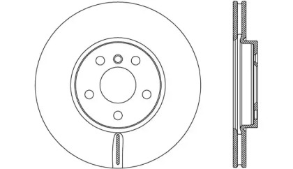 Тормозной диск (OPEN PARTS: BDR2761.20)