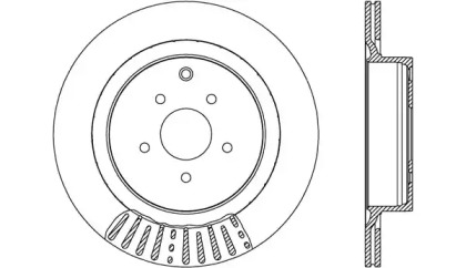 Тормозной диск (OPEN PARTS: BDR2780.20)