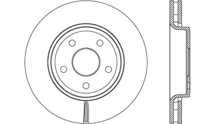 Тормозной диск (OPEN PARTS: BDR2782.20)