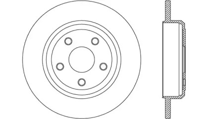 Тормозной диск (OPEN PARTS: BDR2783.10)