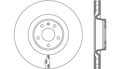 Тормозной диск (OPEN PARTS: BDR2785.20)