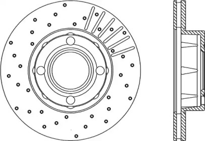 Тормозной диск (OPEN PARTS: BDRS1032.25)