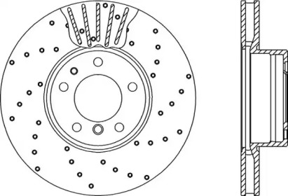 Тормозной диск (OPEN PARTS: BDRS1096.25)