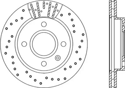 Тормозной диск (OPEN PARTS: BDRS1176.25)