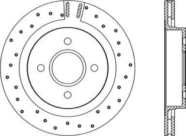 Тормозной диск (OPEN PARTS: BDRS1178.25)