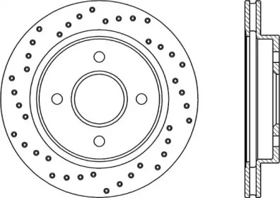 Тормозной диск (OPEN PARTS: BDRS1185.25)