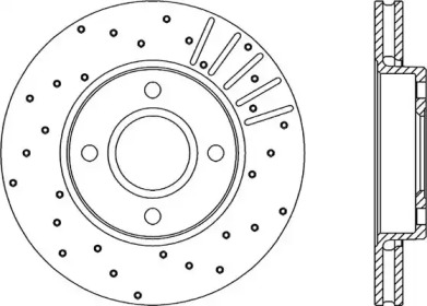 Тормозной диск (OPEN PARTS: BDRS1186.25)