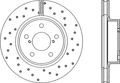 Тормозной диск (OPEN PARTS: BDRS1491.25)