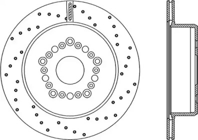 Тормозной диск (OPEN PARTS: BDRS1568.25)