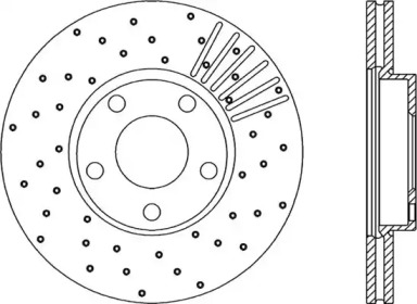 Тормозной диск (OPEN PARTS: BDRS1732.25)