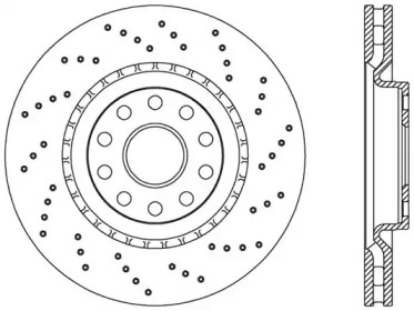 Тормозной диск (OPEN PARTS: BDRS1741.25)