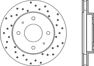 Тормозной диск (OPEN PARTS: BDRS1870.25)