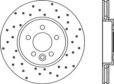 Тормозной диск (OPEN PARTS: BDRS1900.25)