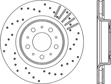 Тормозной диск (OPEN PARTS: BDRS1965.25)