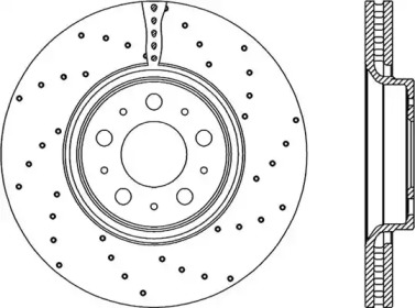 Тормозной диск (OPEN PARTS: BDRS1976.25)