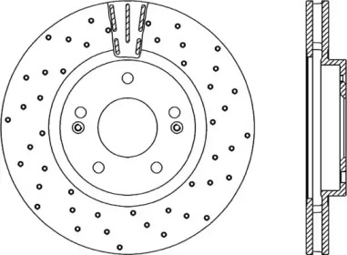 Тормозной диск (OPEN PARTS: BDRS2115.25)