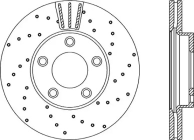 Тормозной диск (OPEN PARTS: BDRS2142.25)